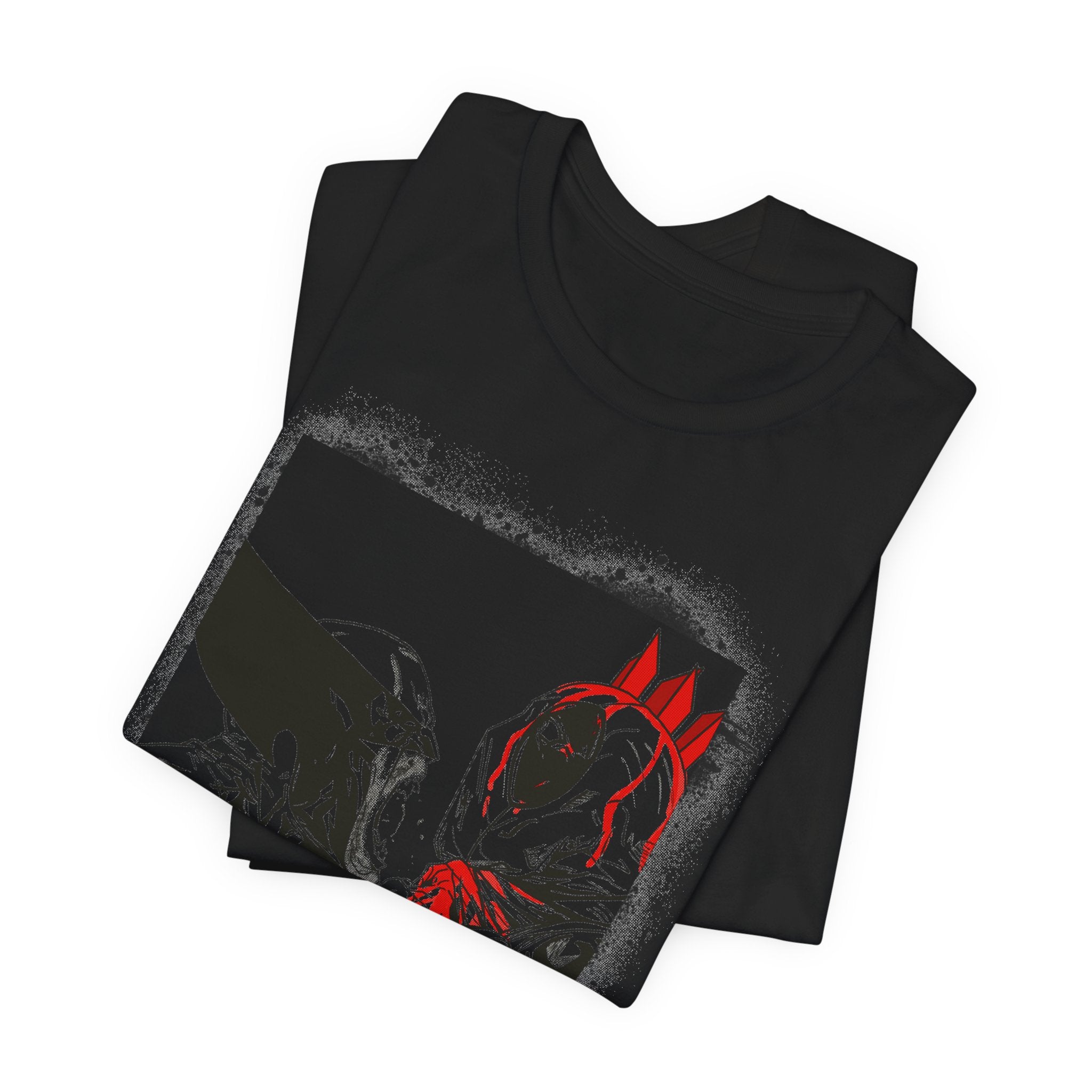 Graphic Tee — Deadpool vs Batman Illustration Shirt