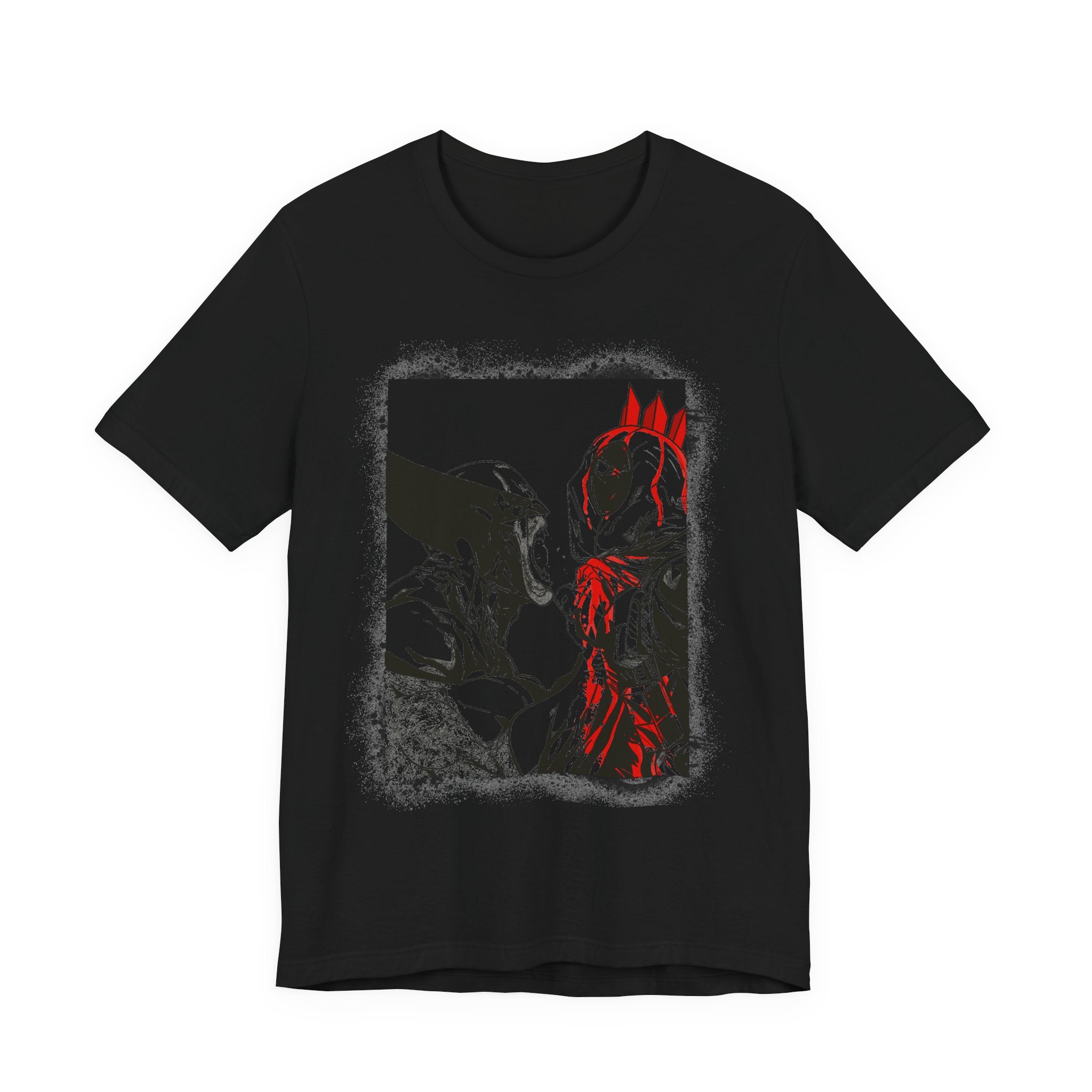 Graphic Tee — Deadpool vs Batman Illustration Shirt