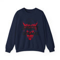 Sweet Dreams Crewneck Sweatshirt — Gothic Flame Skull Graphic