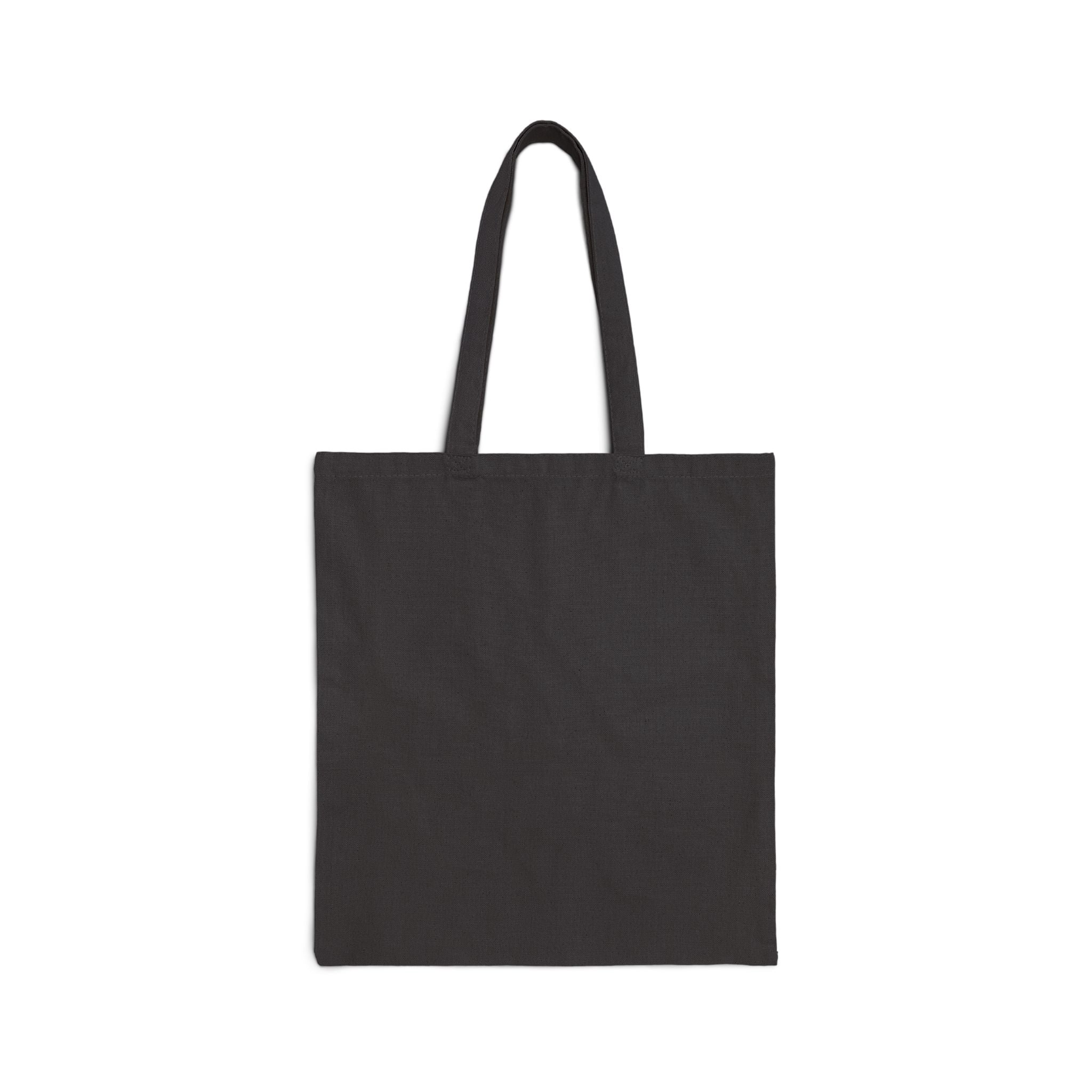 Tote Bag — "Sweet Dreams" Flaming Skull Canvas Tote, Gothic Aesthetic Reusable Shopper