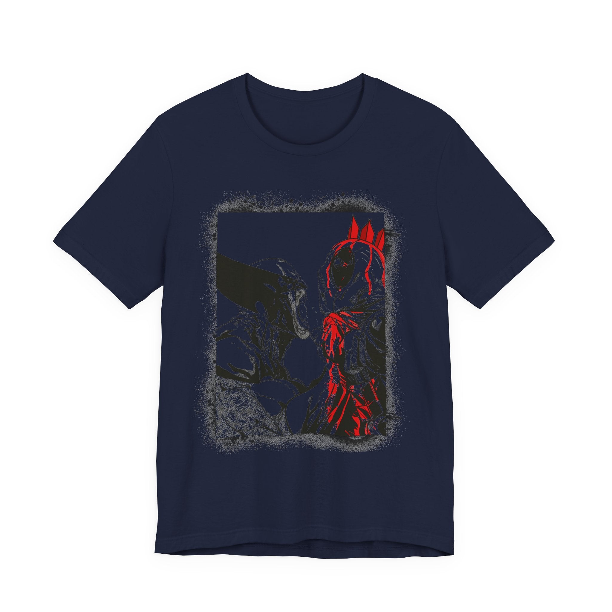 Graphic Tee — Deadpool vs Batman Illustration Shirt