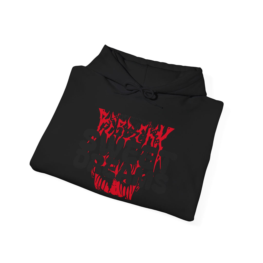 Sweet Dreams Skull Hoodie — Gothic Horror Graphic Pullover